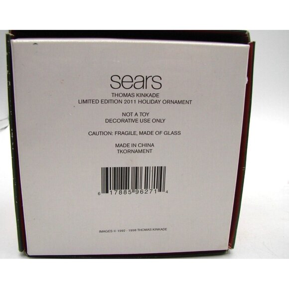 Thomas Kinkade Painter of Light Christmas Holiday Ornament Limited Edt 2011 NIB - Picture 11 of 11